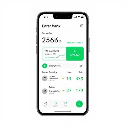 Screenshot of a mobile banking application interface.